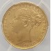AUSTRALIA 1886 . ONE 1 SOVEREIGN . GOLD . MELBOURNE
